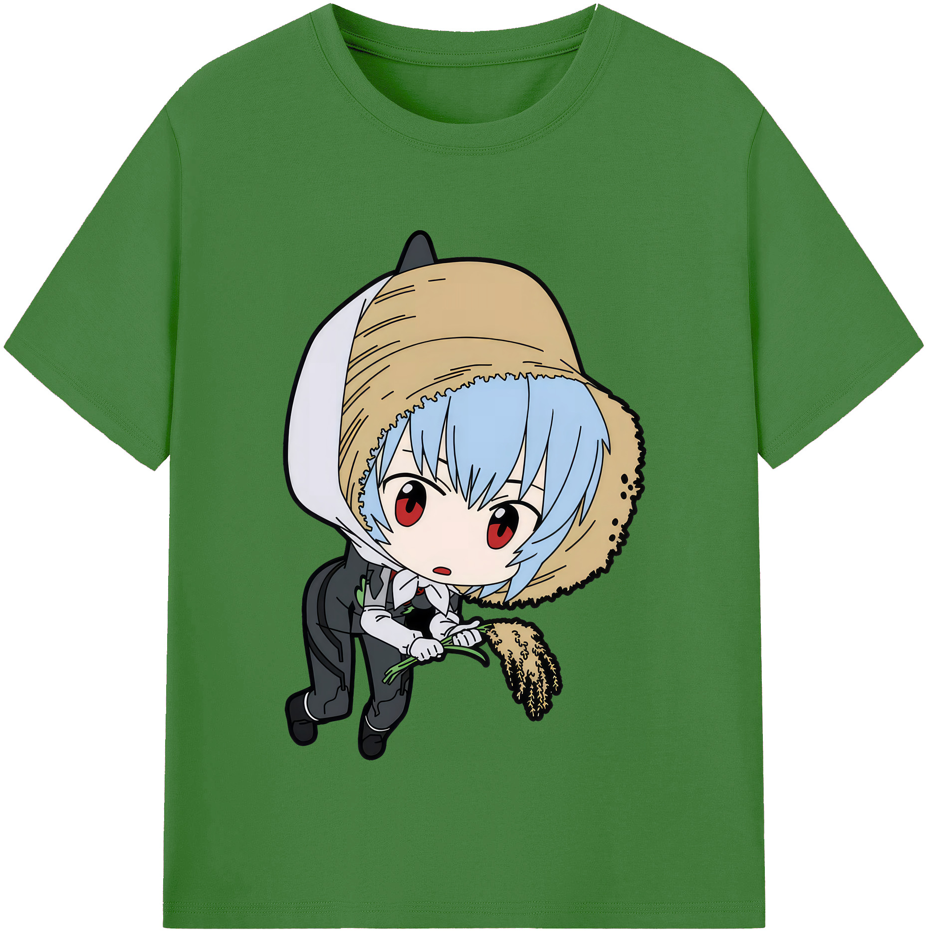 （画像用） EVA 新世紀エヴァンゲリオン レディースカジュアルプリントTシャツ（綿100％）